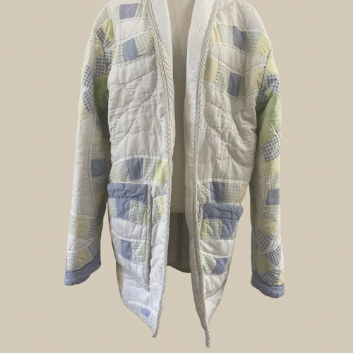 Blue Garden Quilt Coat