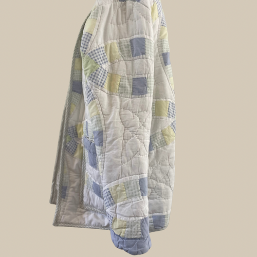 Blue Garden Quilt Coat