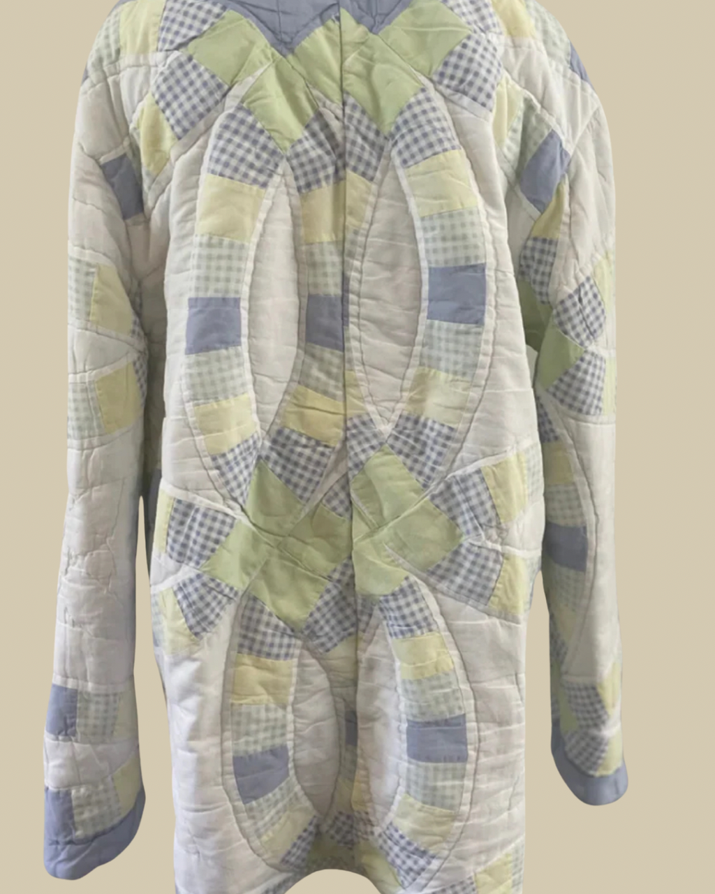 Blue Garden Quilt Coat