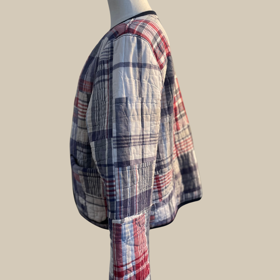 Blue Haven Quilt Coat Short
