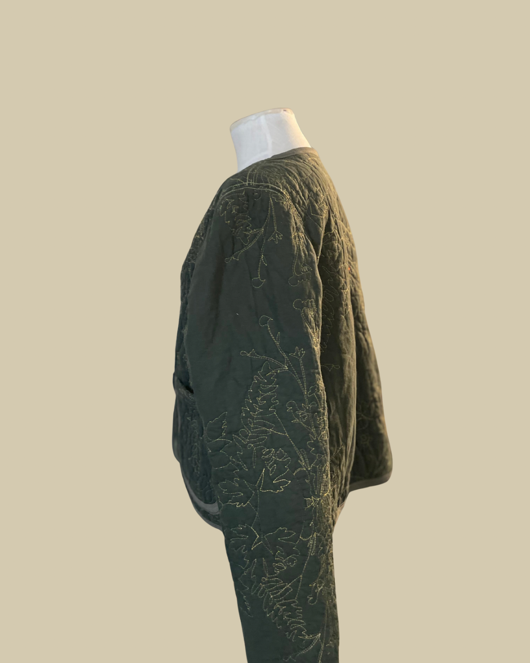 Forest Whisper Quilted Coat