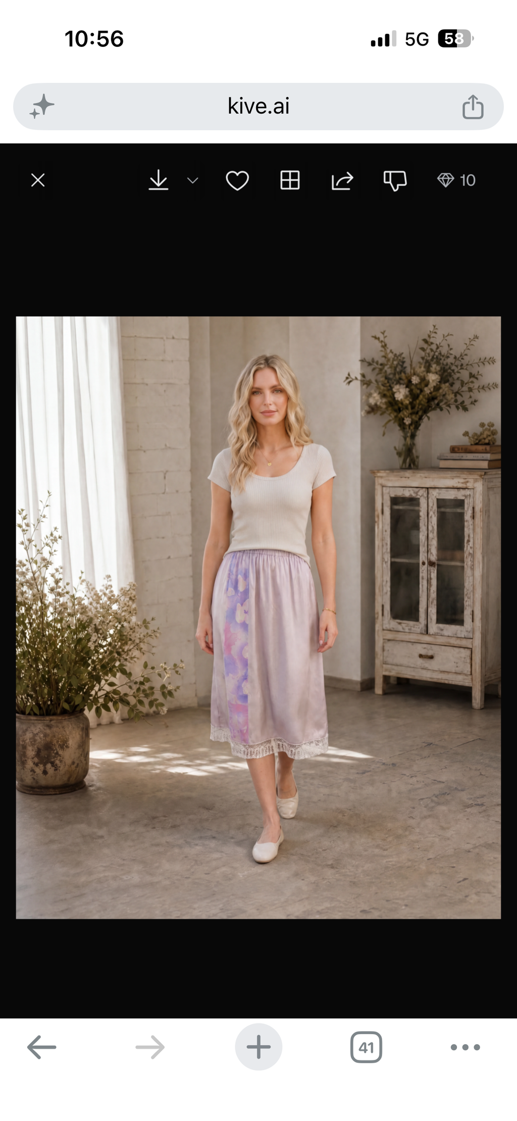 The Blush Reverie Skirt