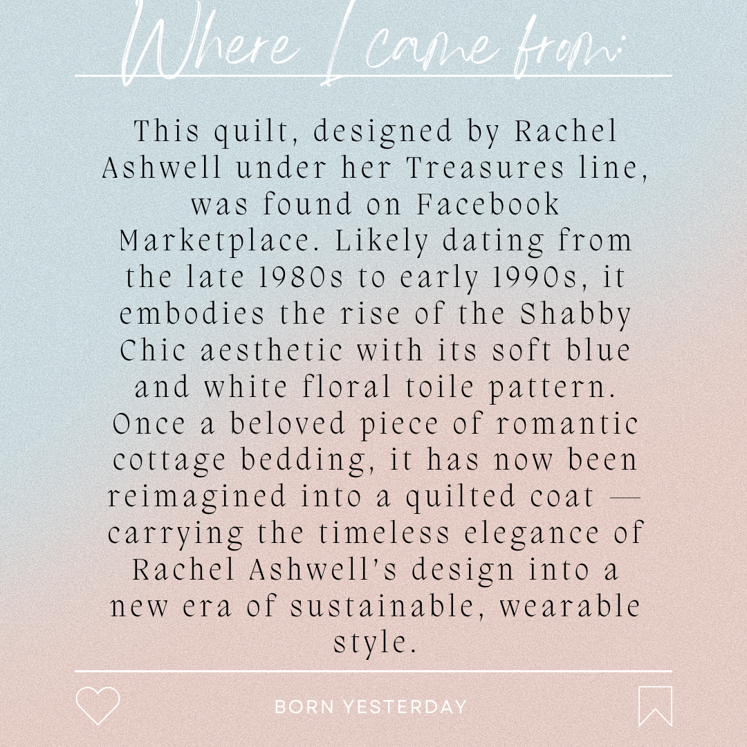 Blue Willow Quilt Coat