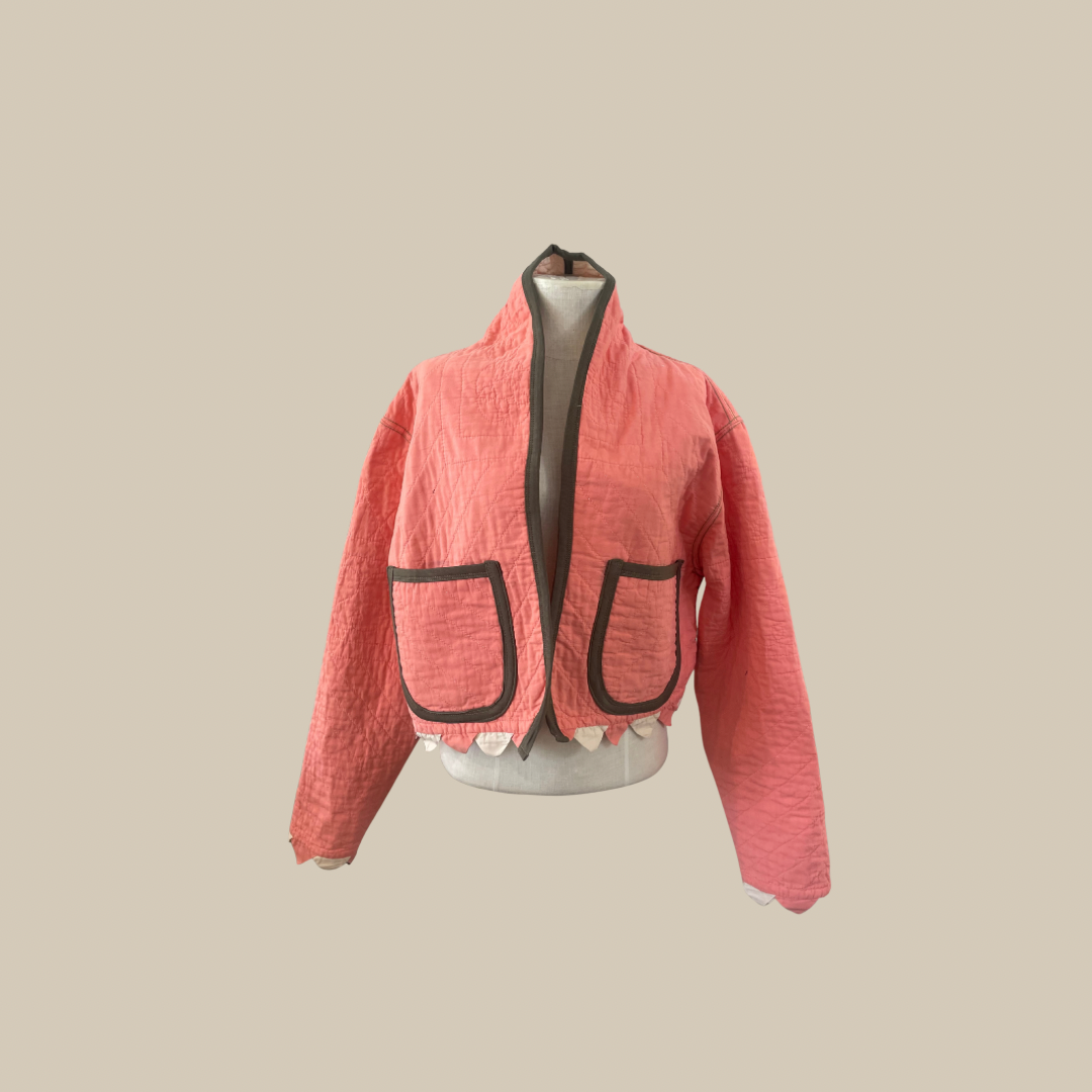 Coral Haven Quilted Coat