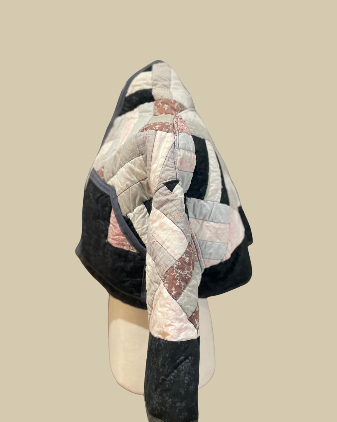 Midnight Lattice Quilted Coat