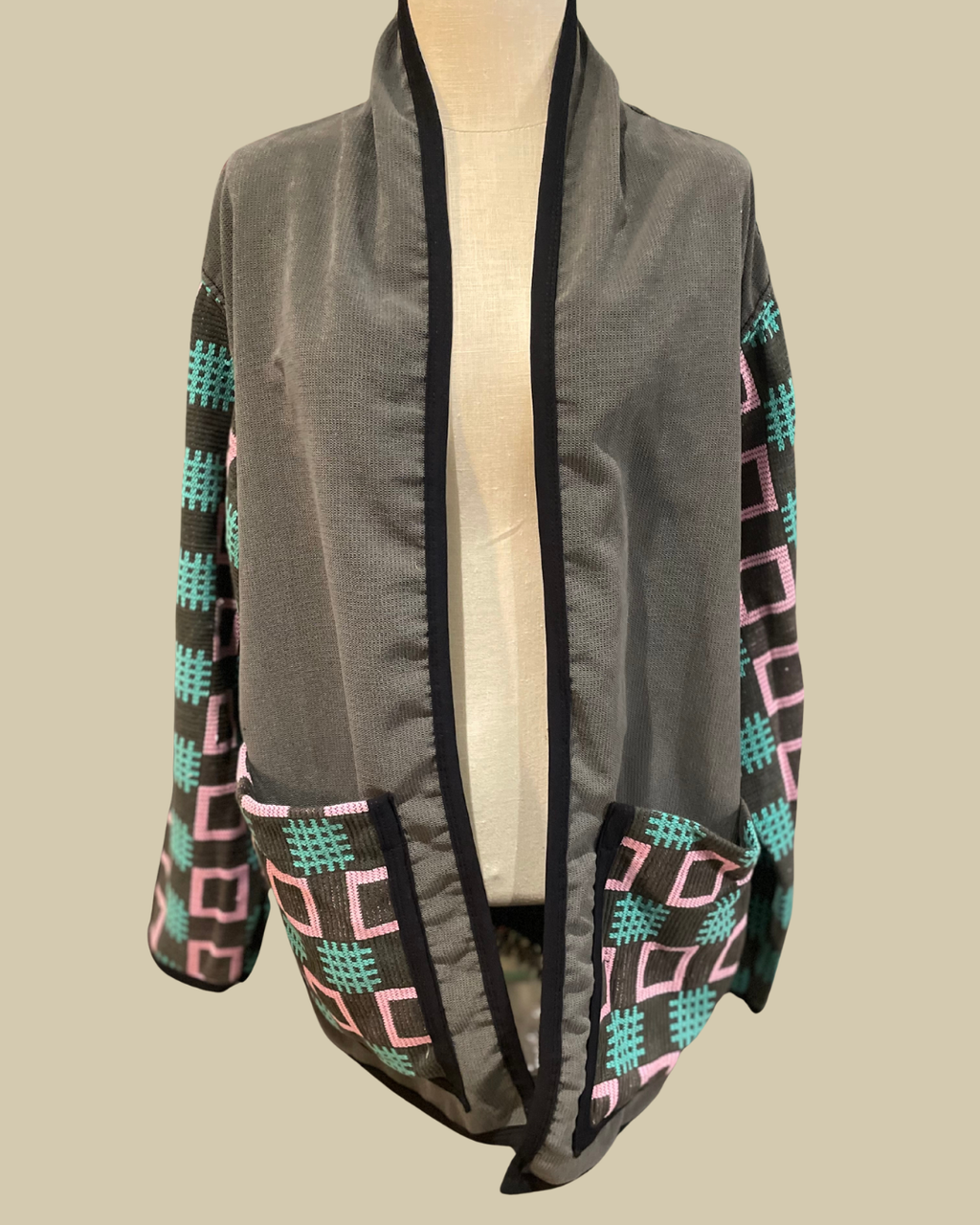 Pixel Bloom Cardigan