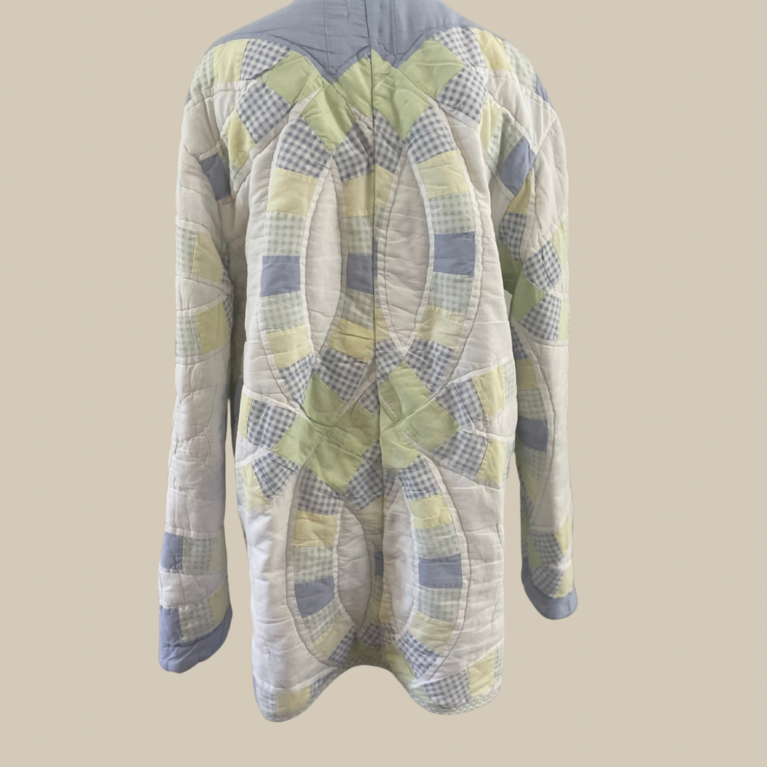 Blue Garden Quilt Coat