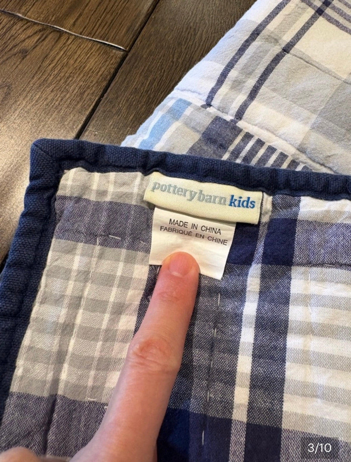 Blue Haven Quilted Coat Long