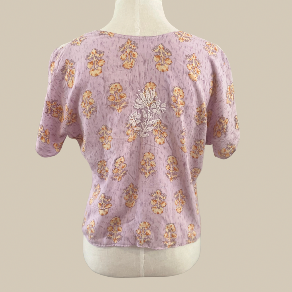 Lilac Daisy Blouse