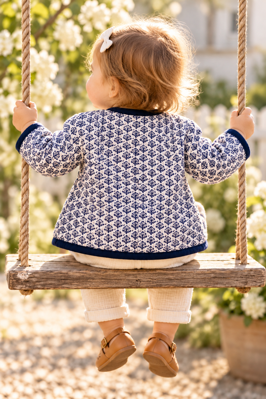 Indigo Bloom Coat