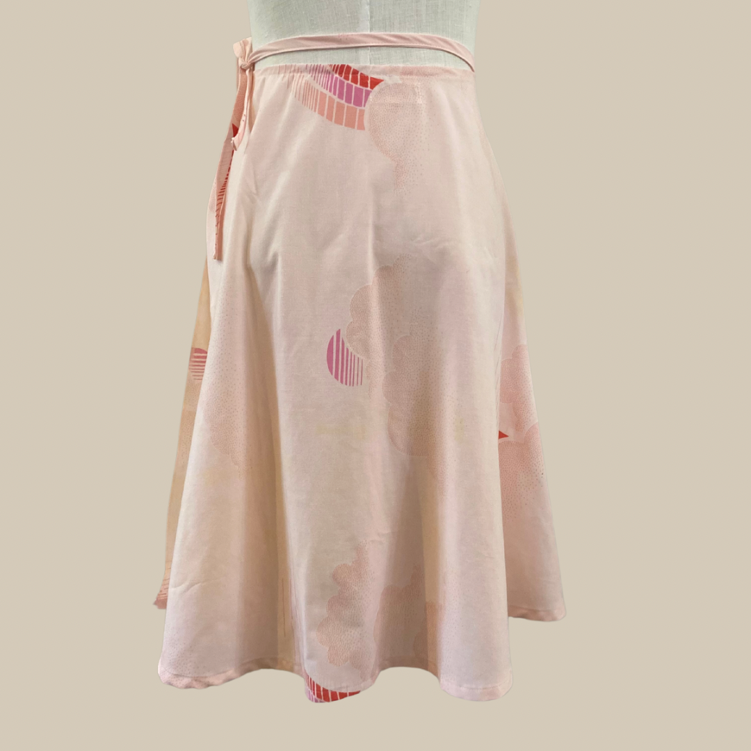 Cotton Candy Skies Wrap Skirt