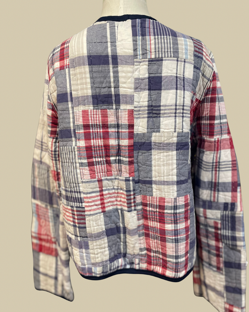 Blue Haven Quilt Coat Short