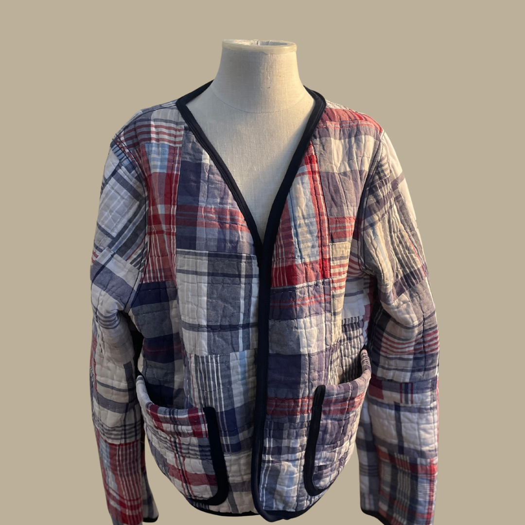 Blue Haven Quilt Coat Short