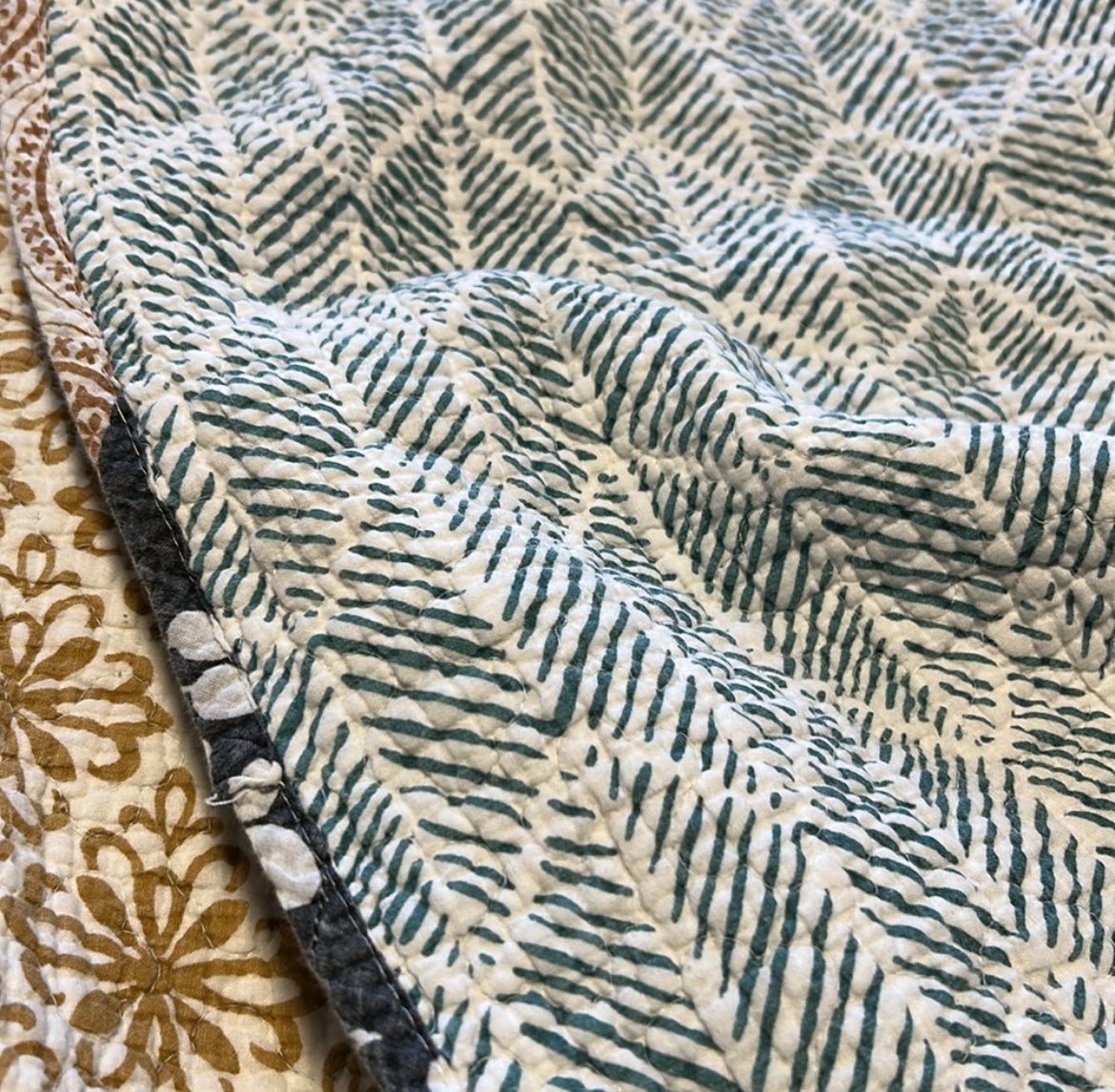 Sea breeze Kantha Style Coat
