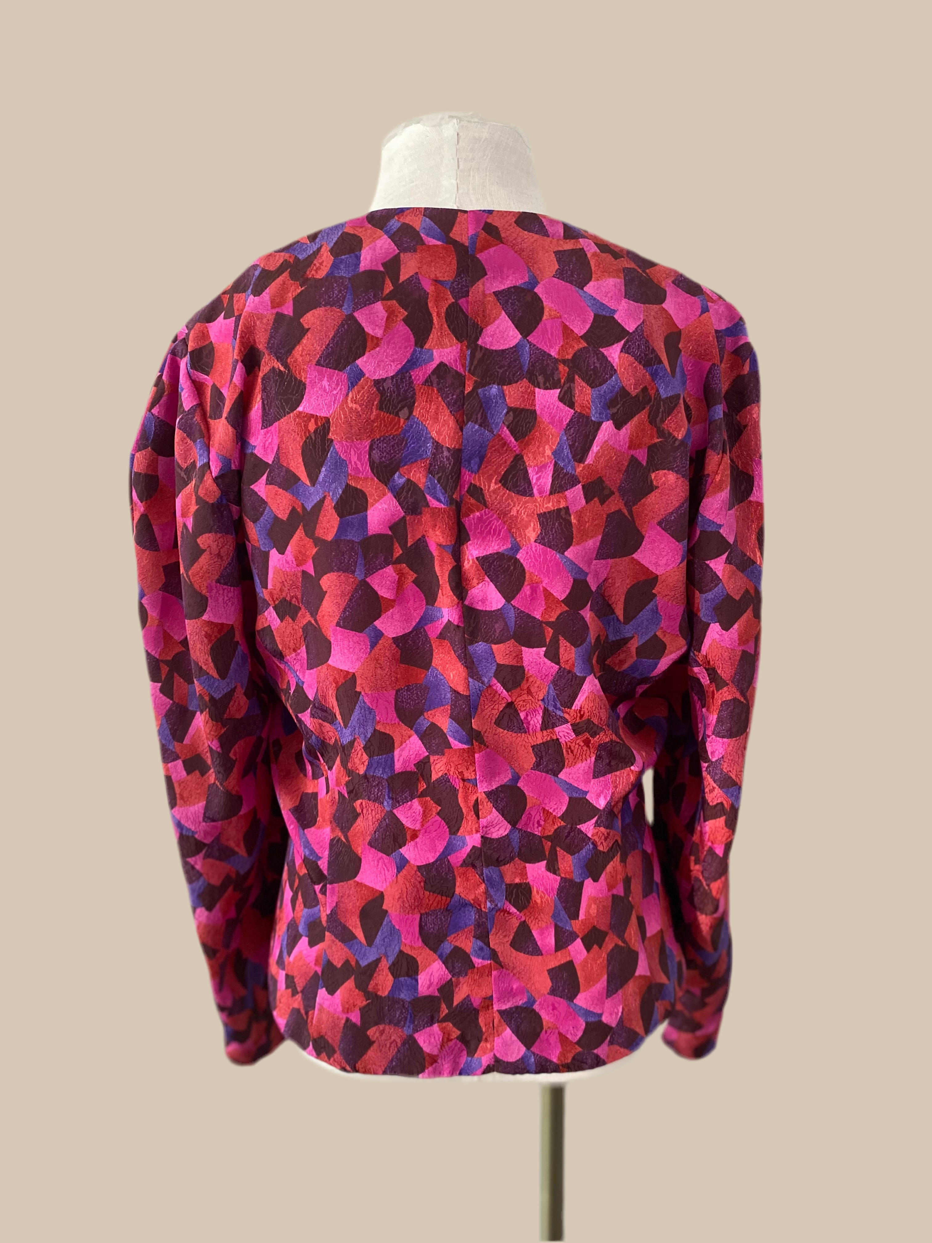 Cherry Mosaic Blouse
