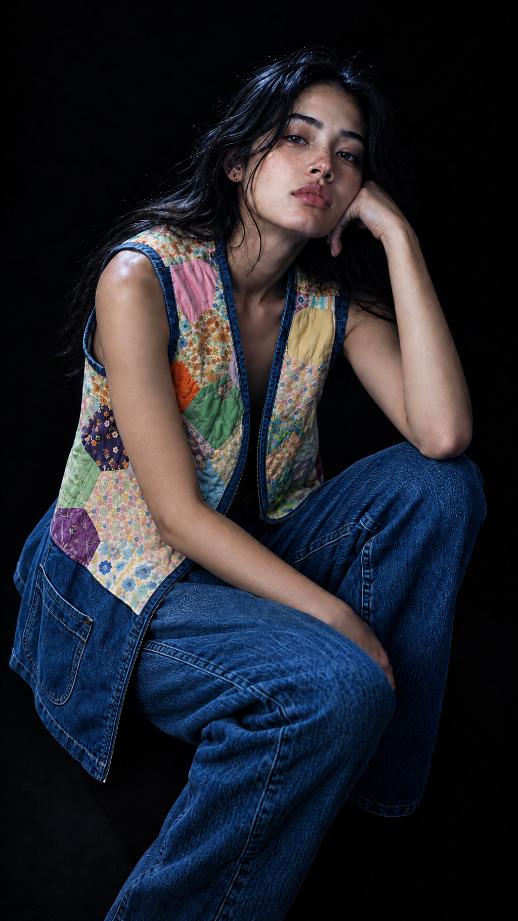 The Honeycomb Revival Dress Vest