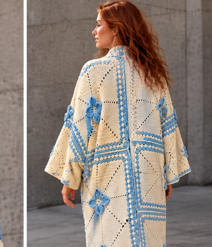 The Bluebell Crochet Duster