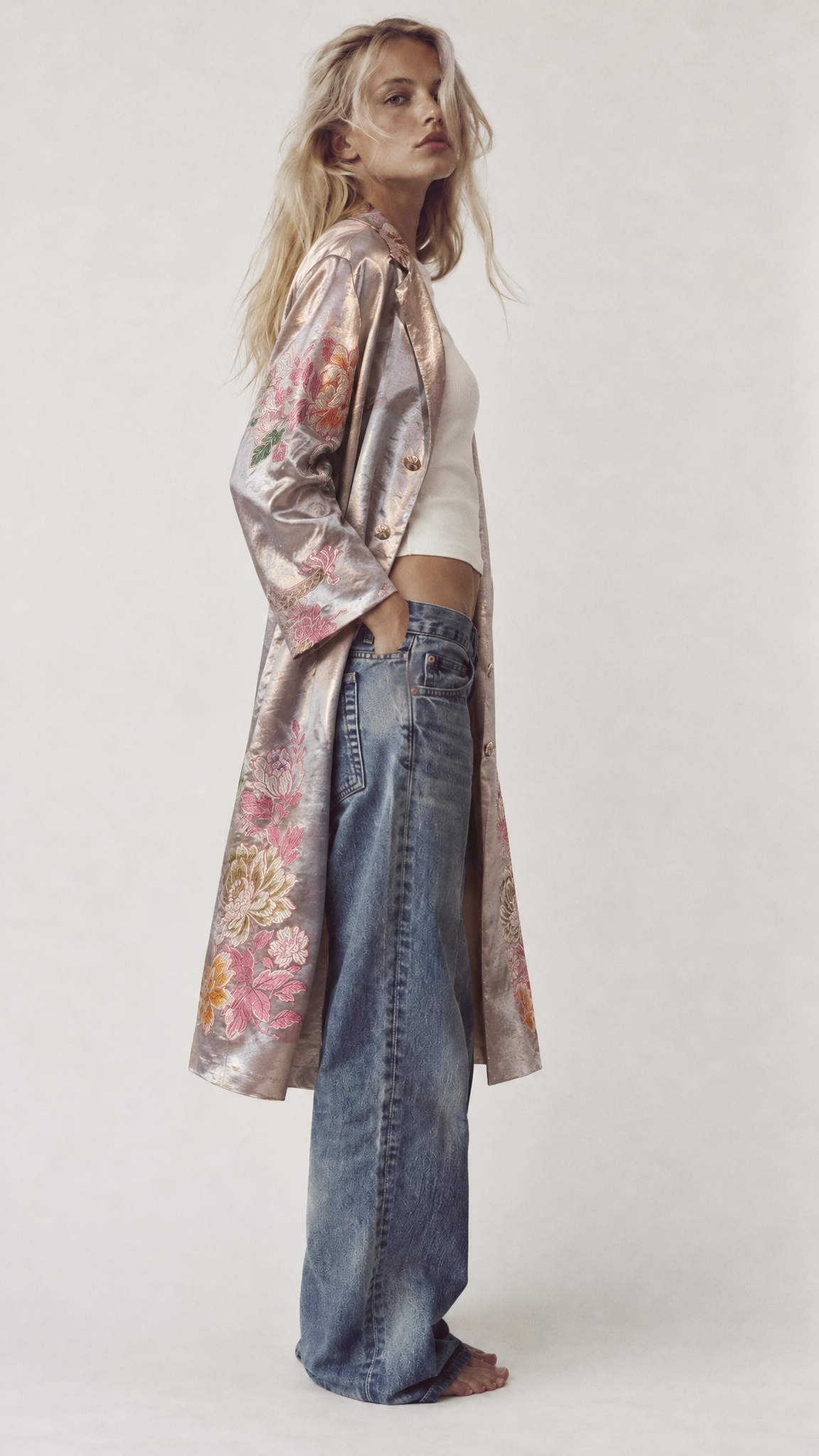 The Rosewater Kimono Coat